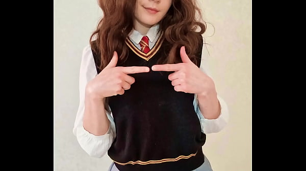 Hermione is a little shy, but her shyness won’t stop her from being a naughty slut ready to fuck right now